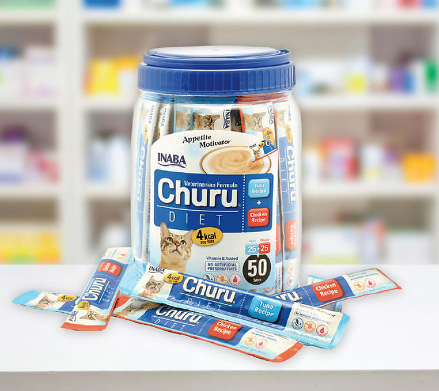 Inaba Ciao Churu Frasco Diet Atun Y Pollo 50 Tubos 700Gr