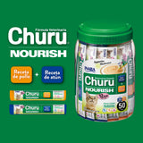  Inaba Ciao Churu Frasco Nourish Atun Y Pollo 50 Tubos 700Gr