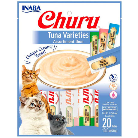 Inaba Ciao Churu Sobre 20 Tubitos Mix Atun