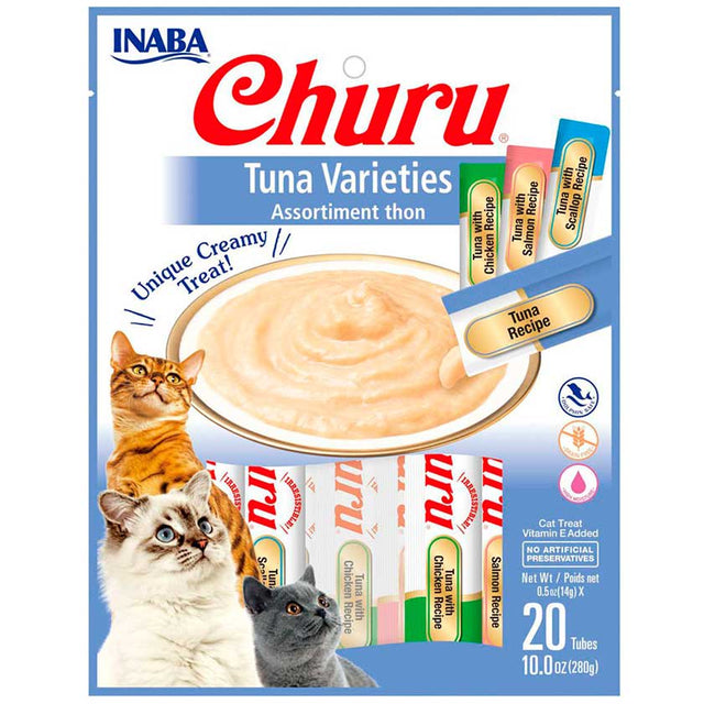 Inaba Ciao Churu Sobre 20 Tubitos Mix Atun