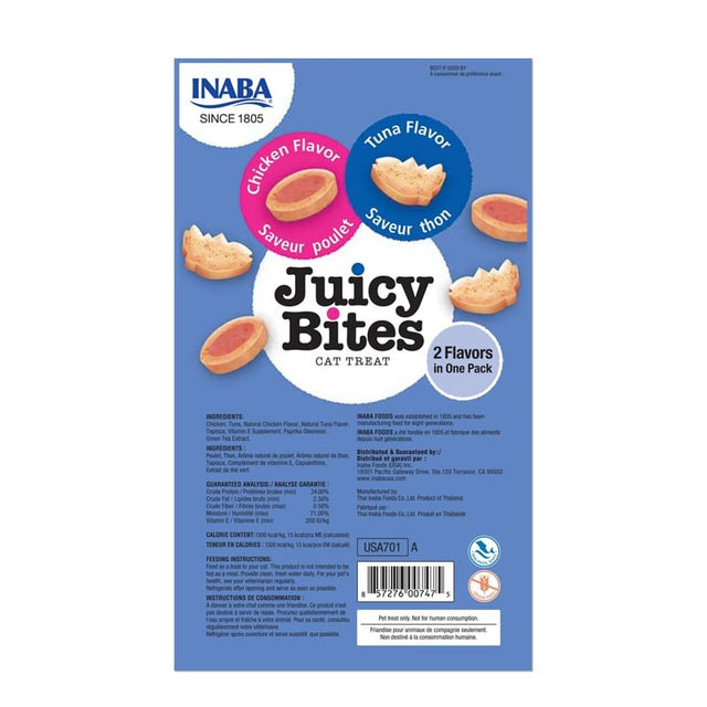 Inaba Juicy Bites Atun Y Pollo 33 9Gr