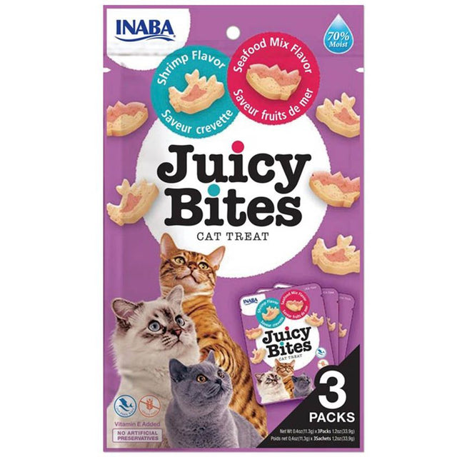 Inaba Juicy Bites Camaron Y Mariscos 33 9Gr