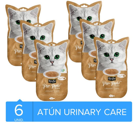 Kit Cat Plus Atun Cramberry Urinary Care 4X15Gr X 6 Un