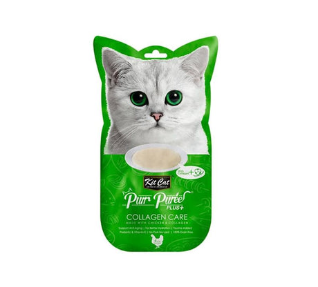 Kit Cat Plus Chicken Collagen Care 4 X15Gr