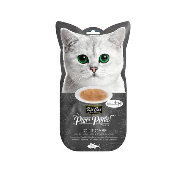  Kit Cat Plus Tuna Glucosamine Join Care 4 X15Gr