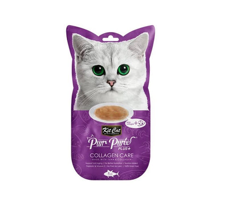 Kit Cat Plus Tuna Collagen Care 4 X15Gr