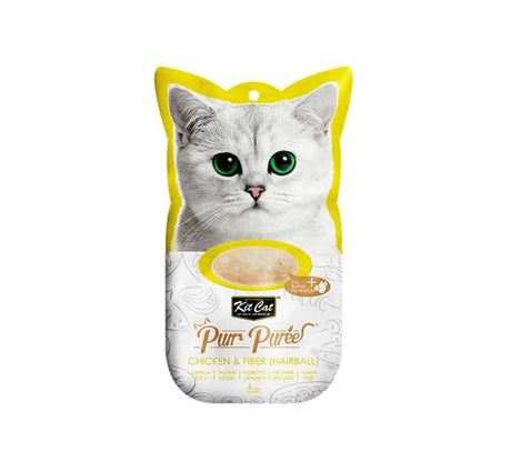 Kit Cat Plus Chicken Fiver Hairball 4 X15Gr