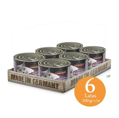 Lata Leonardo Quality Selection Kaninchen Conejo 200Gr X 6 Unidades