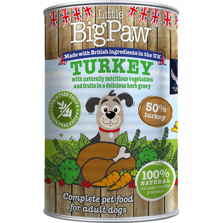 Little Big Paw Snack Para Perros Sabor Pavo 390Gr