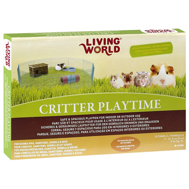  Living World Critter Playtime Cerco Para Pequenos Animales