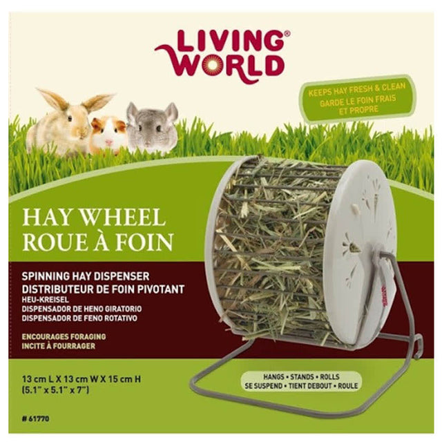 Living World Dispensador Heno Giratorio Conejo Cuy
