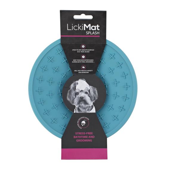 Plato Lickimat Splash Turquesa Alimentacion Lenta