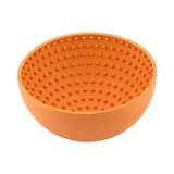 Plato Lickimat Wobble Naranjo Alimentacion Lenta