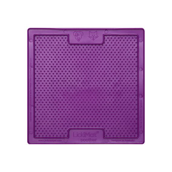 Plato Lickimat Soother Morado Puntos Alimentacion Lenta