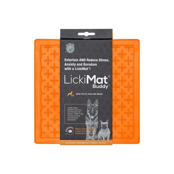 Plato Lickimat Buddy Naranjo Cruces Alimentacion Lenta