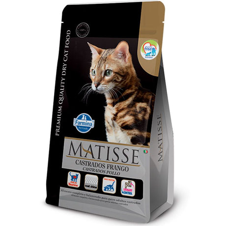 Comida para Gatos Matisse Gatos Adultos Castrados Pollo 7 5Kg