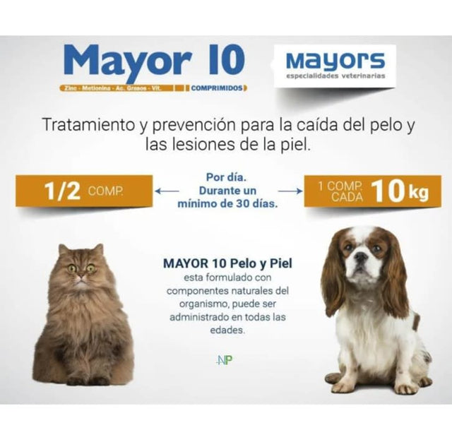 Suplemento Nutricional Mayor 10 Pelo Y Piel 30 Comp