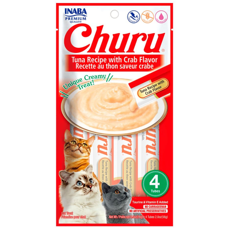 Inaba Ciao Churu Atun Con Cangrejo 56Gr