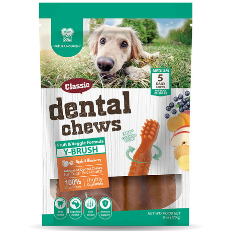 Natura Nourish Dental Chews Fruit Veggie 170Gr
