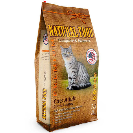 Natural Food Cats Adult 7 5Kg