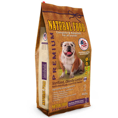 Natural Food Dog Sterilized Obesity Control 15 Kg