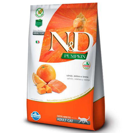 Comida para Gatos Natural And Delicious Pumpkin Salmon Felino Adulto 1 5Kg
