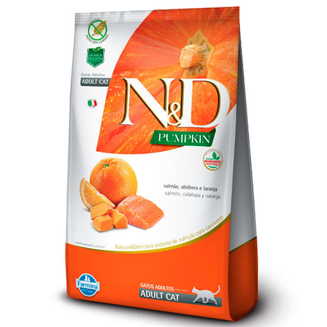  Natural And Delicious Pumpkin Salmon Felino Adulto 1 5Kg