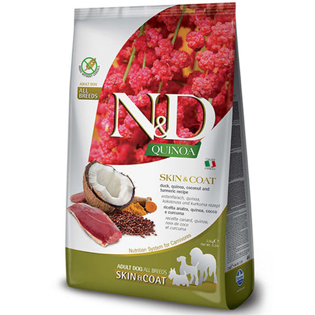 Natural And Delicious Quinoa Skin Coat Pato Para Perros 10Kg