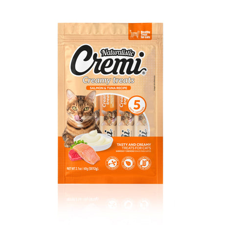Snack Gato Naturalistic Cremi Salmon Atun 60 Grs