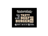 Naturalistic Dog Premium Tasty Beef Burgerwith Bbq 220Gr