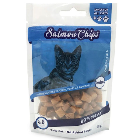 Naturalistic Cat Snack Salmon Chips 50Gr