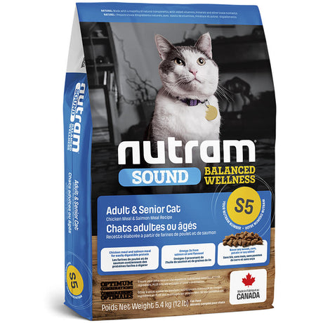 Comida para Gatos Nutram S5 Sound Balanced Wellness 1 13Kg