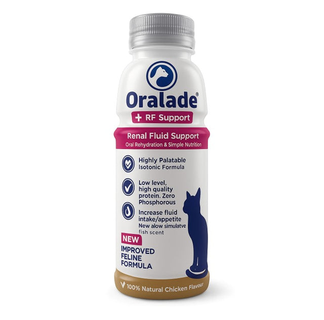  Oralade RF 330 ml para Gatos – Hidratación Avanzada y Soporte Renal