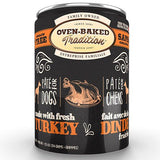 Lata Oven Baked Perro Pate Pavo 354Gr