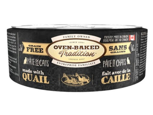 Lata Oven Baked Gato Pate De Codorniz Quail 156Gr