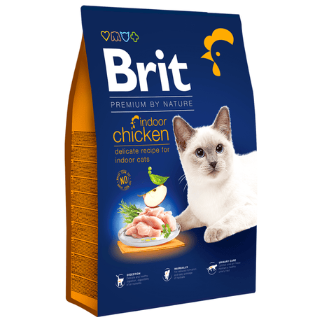 Brit Premium By Nature Cat Indoor Chicken 8 Kg