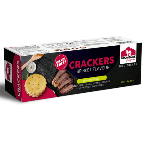 Alimento para Perros Galletas Indomitables Perro Crackers Carne Ahumada 120 Gr
