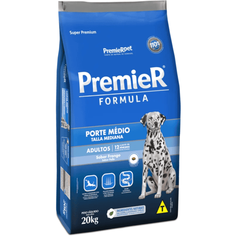 Premier Formula Perro Adulto Raza Mediana Pollo 20 Kg