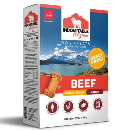 Indomitable Perro Galletas Horneadas Grain Free Beef 460 Gr