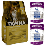  Pack Gato Urinario Fawna 7 5Kg 2 Pouch Gemon Gato Esterilizado Regalo