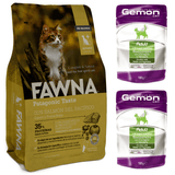  Pack Gato Urinario Fawna 7 5Kg 2 Pouch Gemon Adulto Regalo
