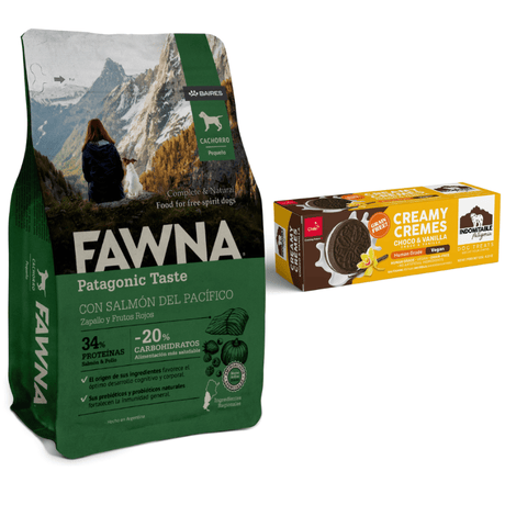 Pack Especial Fawna Cachorro Pequeno 3Kg Galletas Vainilla Indomitable De Regalo