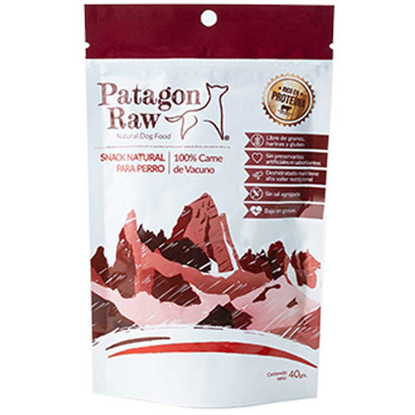 Patagon Raw Para Perros Sabor Carne De Vacuno 40Gr