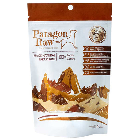Patagon Raw Para Perros Sabor Lomo De Centro 40Gr