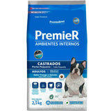 Premier Dog Adulto Ambientes Interiores Castrados Pollo Y Salmon 2 5Kg