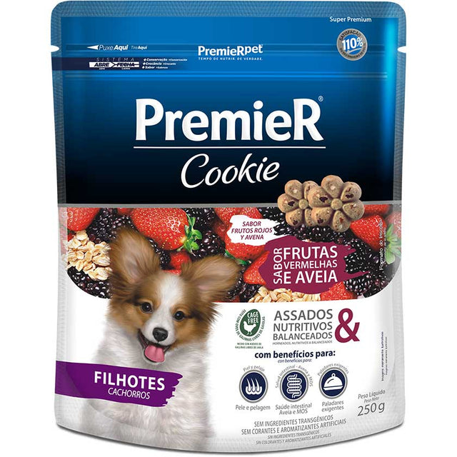 Premier Cachorros Razas Pequenas Sabor Frutos Rojos Y Avena 250Gr