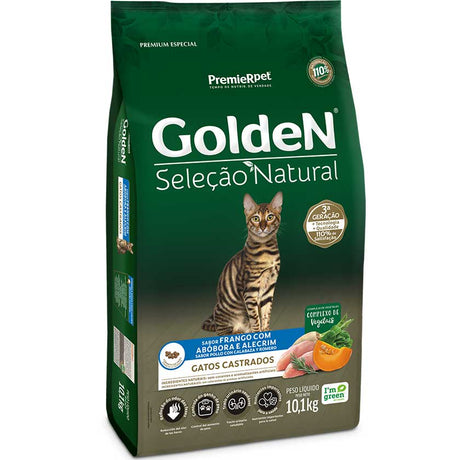 Premier Golden Para Gatos Castrados Sabor Pollo Y Arroz 10 1Kg
