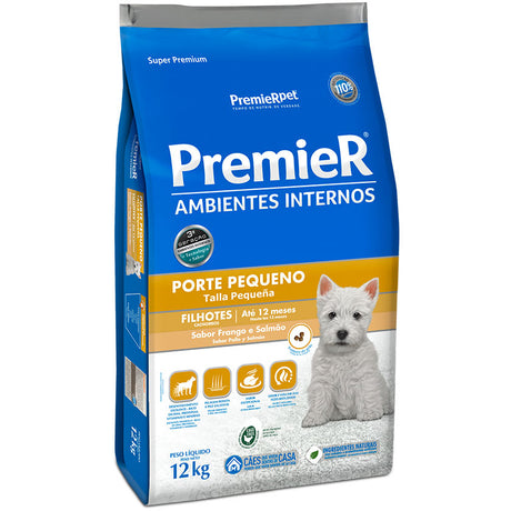 Premier Perros Cachorros Raza Pequena Sabor Pollo Y Salmon 12Kg