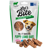  Let S Bite Meat Snacks Puppy Lamb Bars 80Gr