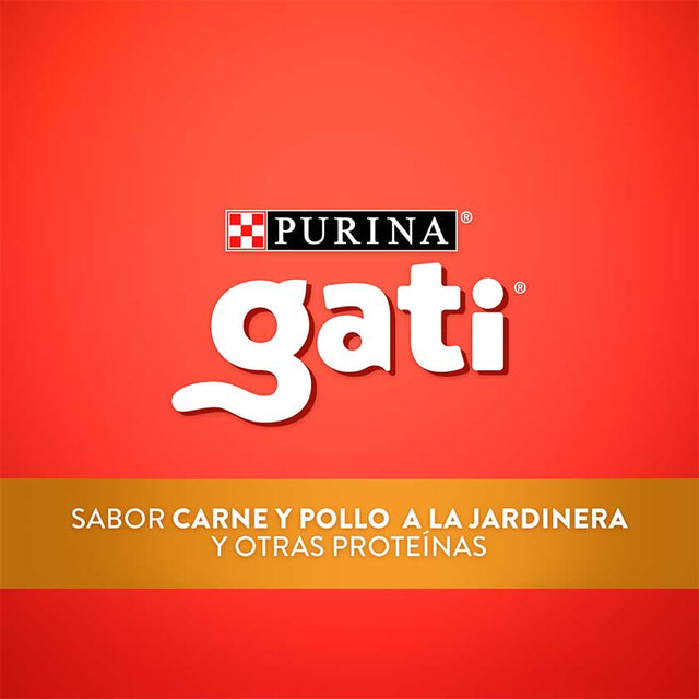 Alimento Seco Para Gato Gati Adultos Carne Y Pollo A La Jardinera 15Kg